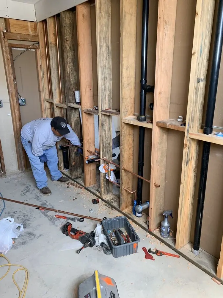 Commercial rough-in plumbing for Commercial Plumbing in Hassayampa